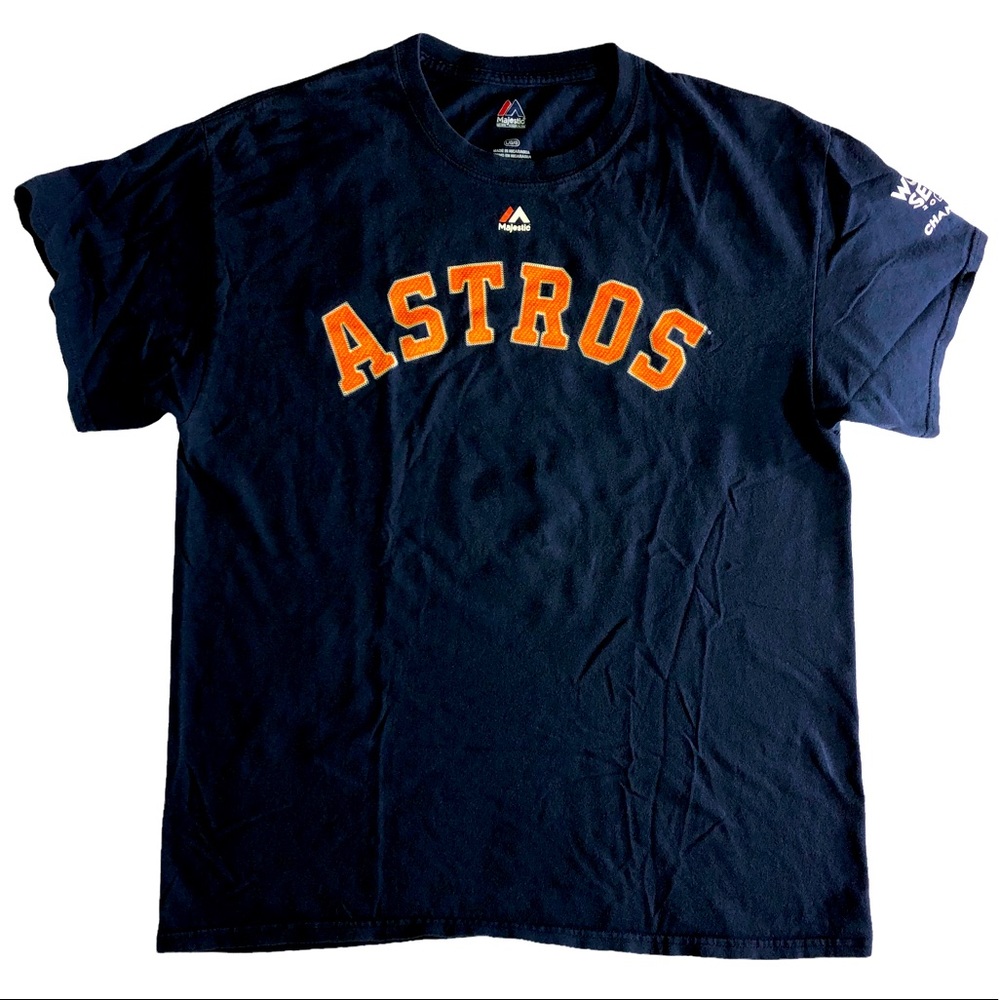 Houston Astros Graphic Jersey Tee Springer World Series Championship Baseball